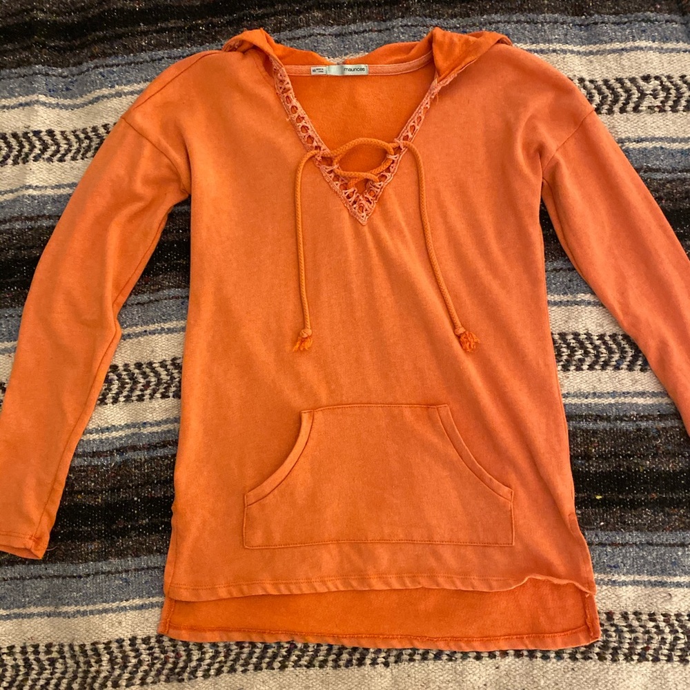 Salmon colored Hoodie